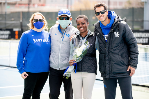 Ke’La Porter. Stephanie Campbell. Carlos Drada. Federico Sabogal.

Kentucky hosted Tennessee on ‘Senior Day.’

Photo by Chet White | UK Athletics