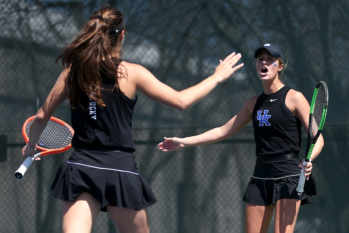 Fiona Arrese, Ellie Eades.

Kentucky loses to Ole Miss 4-0.

Photo by Grace Bradley | UK Athletics