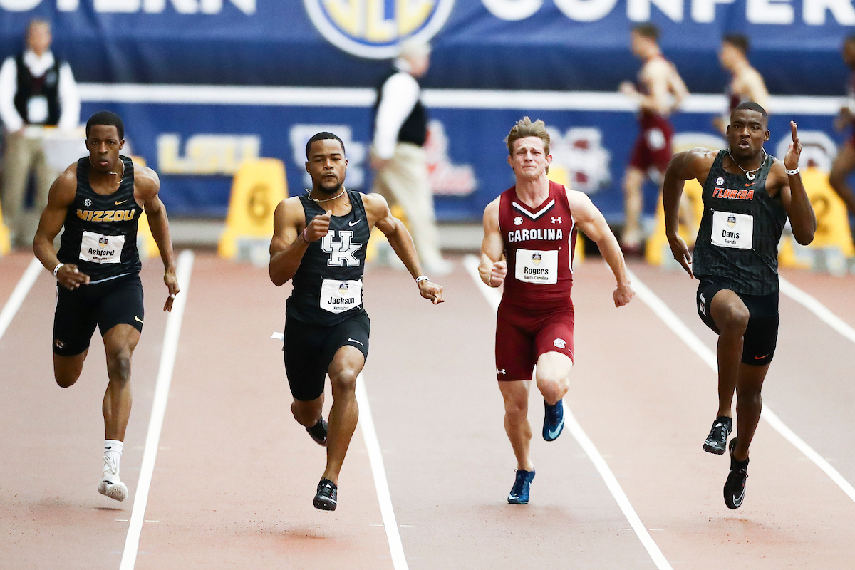 Langston Jackson.

2020 SEC Indoors day one.

Photo by Chet White | UK Athletics