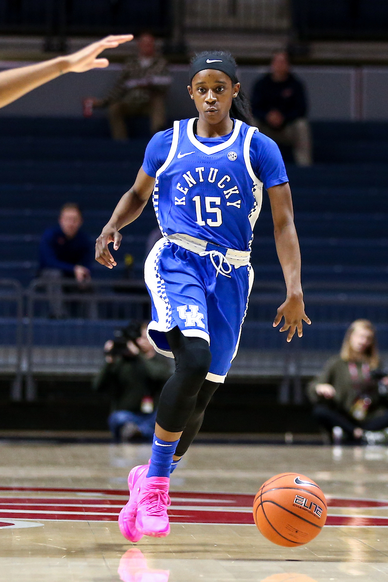 Chasity Patterson. 

Kentucky beat Ole Miss 94-52.

Photo by Eddie Justice | UK Athletics