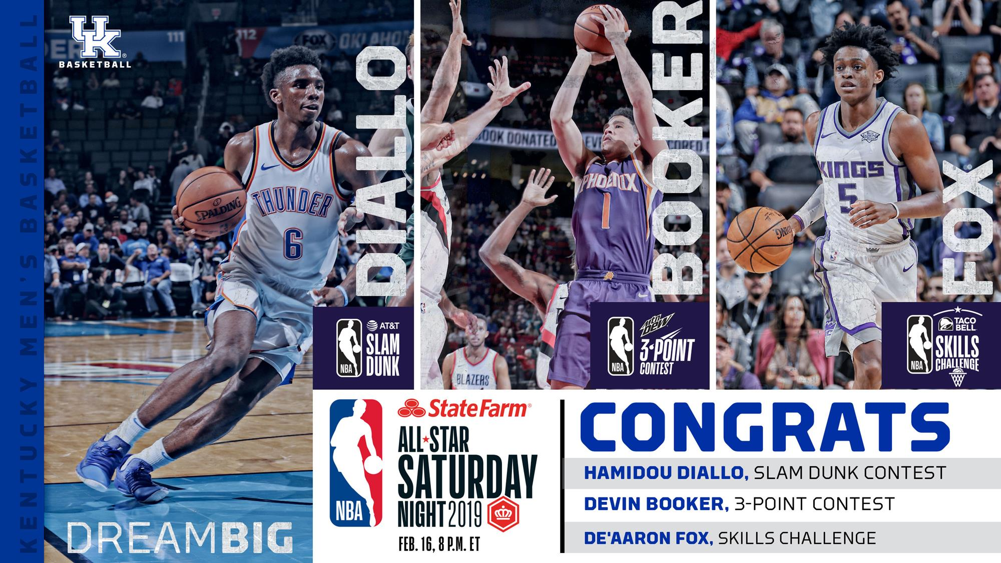 Three Wildcats to be Featured at NBA All-Star Saturday Night