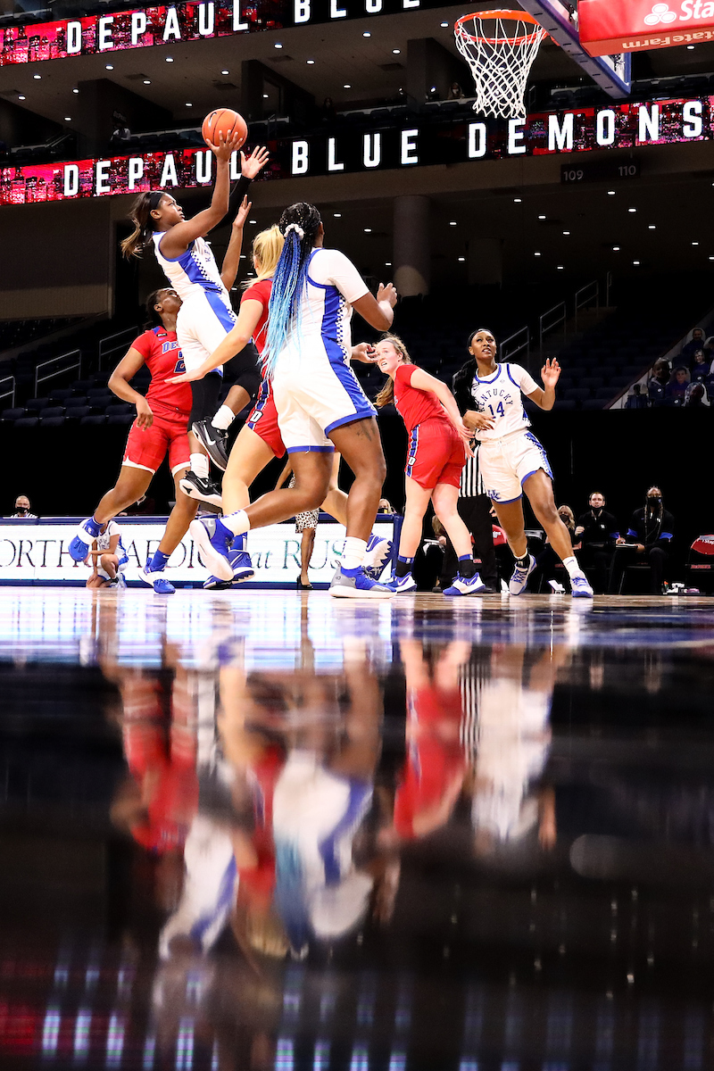 Robyn Benton.  

Kentucky loses to DePaul 86-82.

Photo by Eddie Justice | UK Athletics