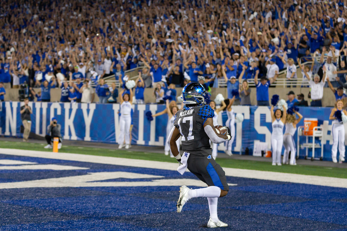 JuTahn McClain.

UK beat LSU 42-21.

Photo by Grant Lee | UK Athletics