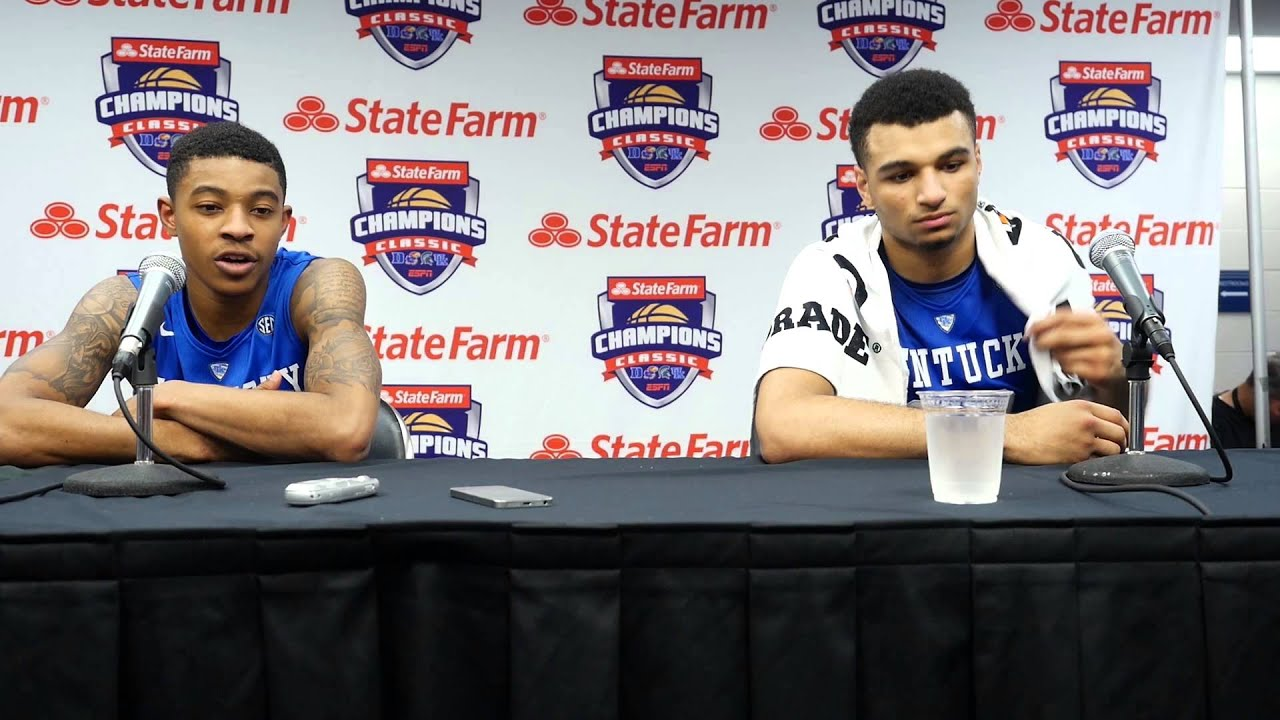 MBB: Tyler Ulis and Jamal Murray - Duke Postgame