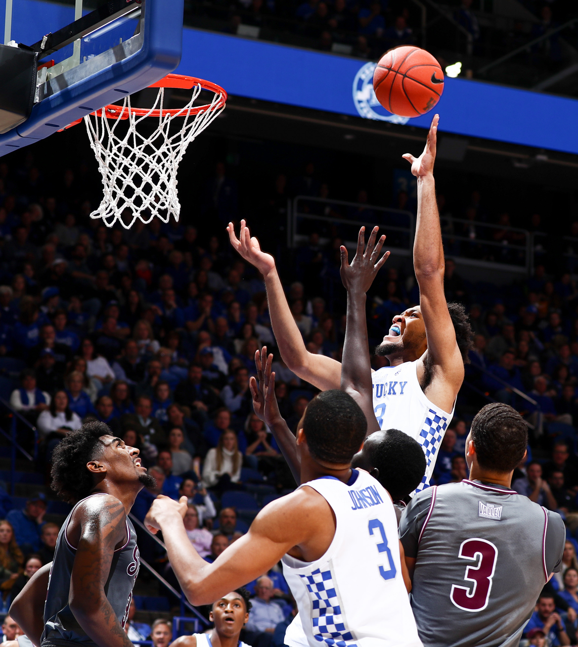 EJ Montgomery

Men's basketball beat SIU 71-59.

Photo by Chet White | UK Athletics