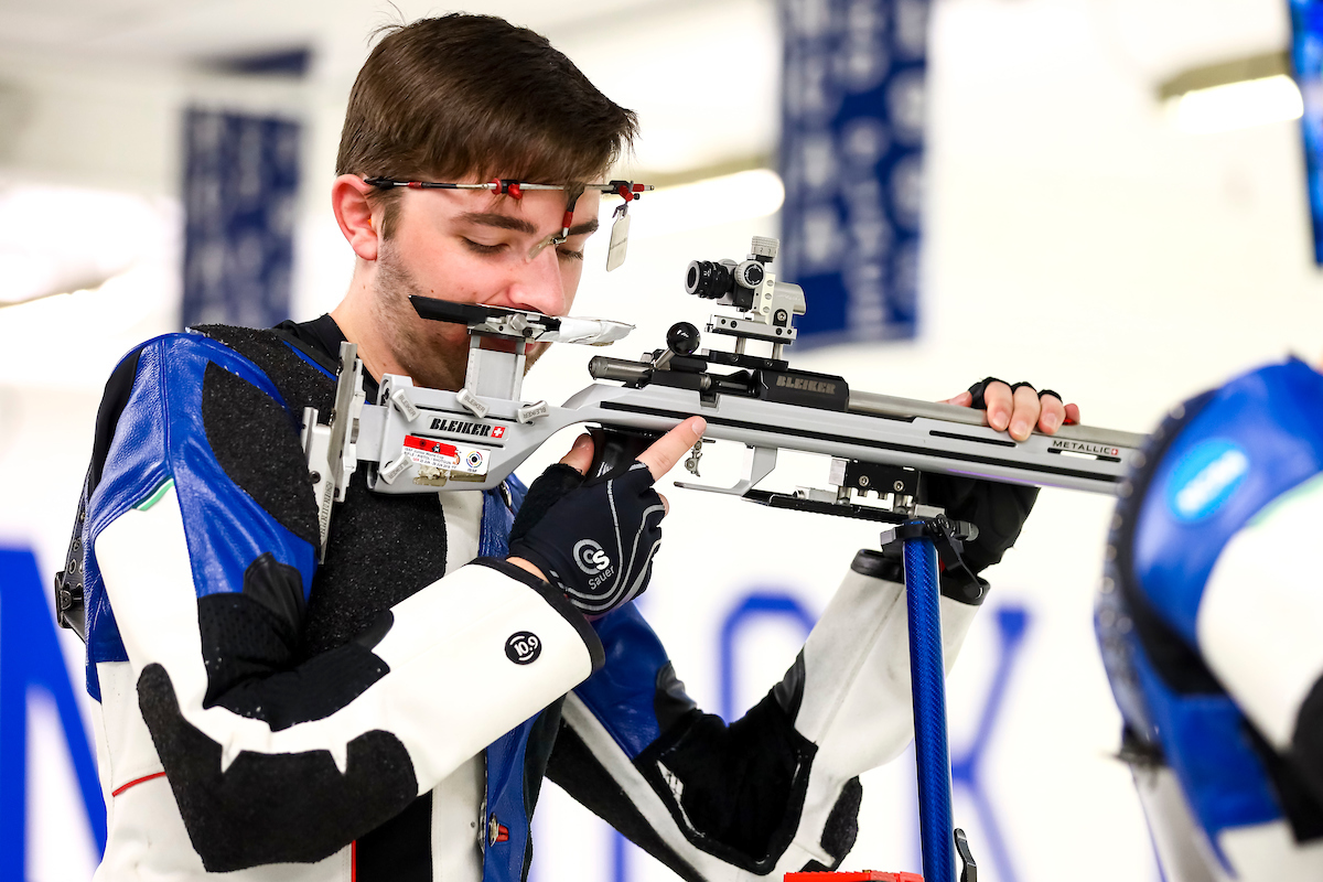 Will Shaner. 

Kentucky Rifle vs Morehead St.

Photo by Eddie Justice | UK Athletics