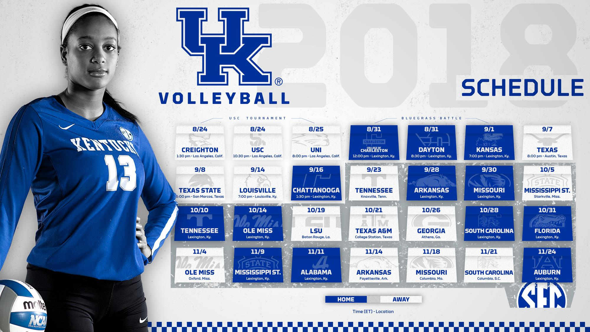 Another Challenging Schedule Awaits UK Volleyball in 2018