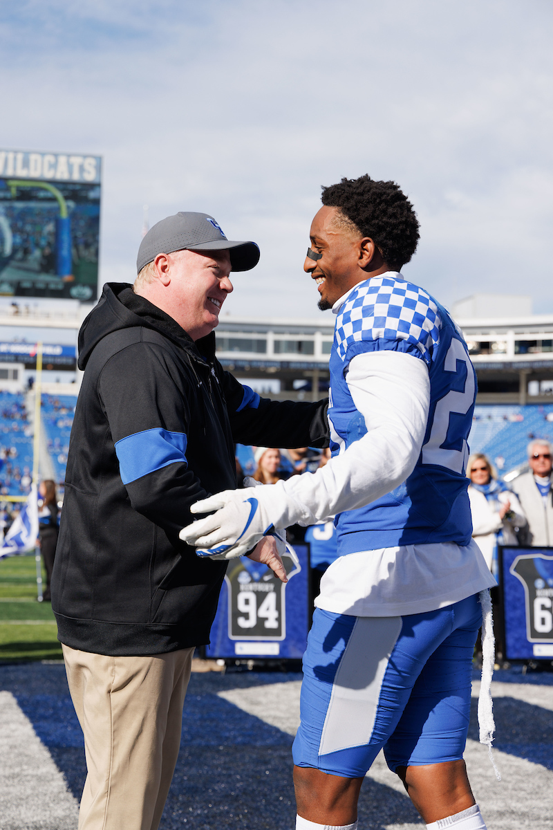 Tyrell Ajian.

Kentucky beat New Mexico State 56-16.

Photo by Elliott Hess | UK Athletics