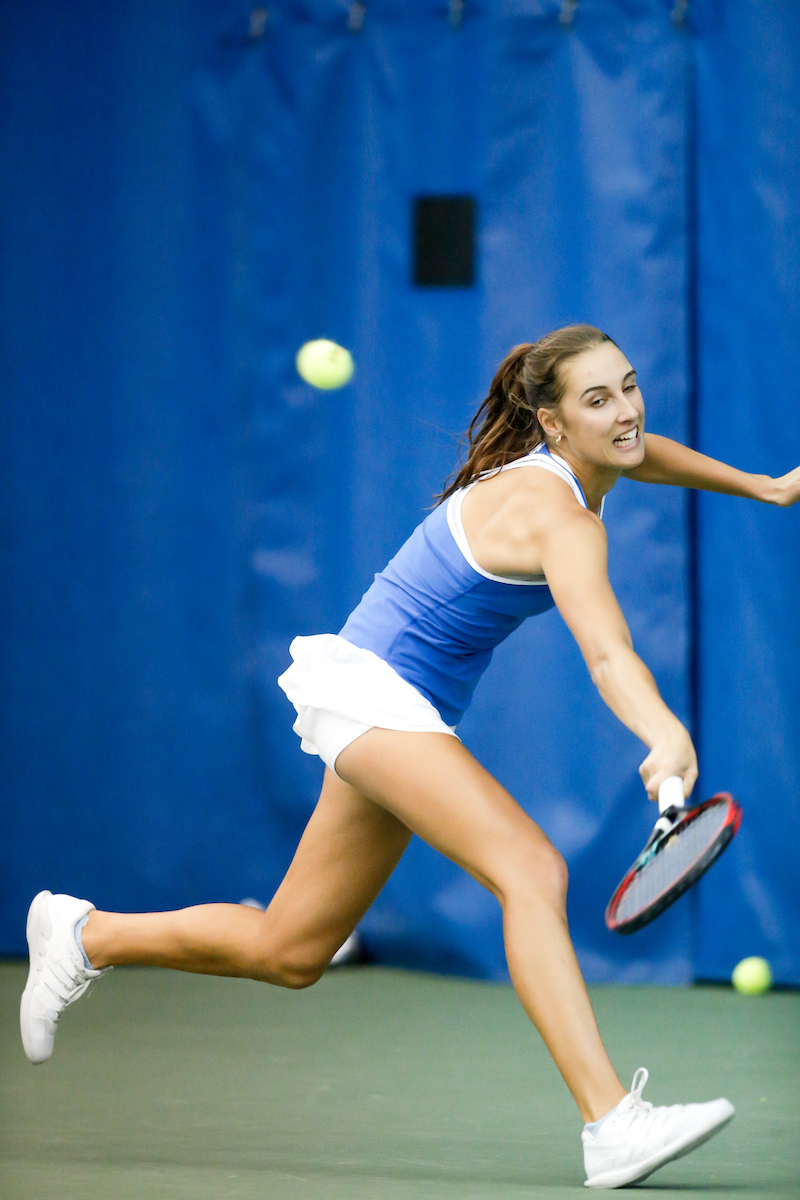 Diana Tkachenko.

Kentucky women's tennis hosts Kennesaw State.

Photo by Isaac Janssen | UK Athletics