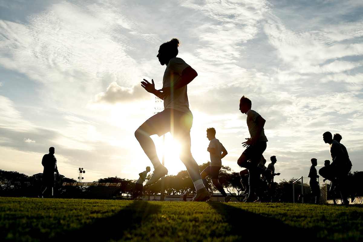Warm-up

Men's Soccer falls to Florida International 3-2.

Photo by Michael Reaves | UK Athletics