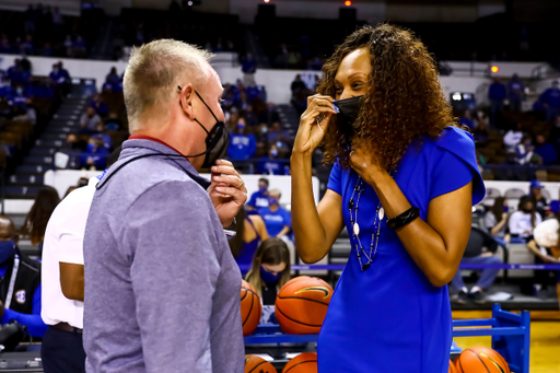 Kyra Elzy. 

Kentucky beat Lee 95-51.

Photo by Eddie Justice | UK Athletics