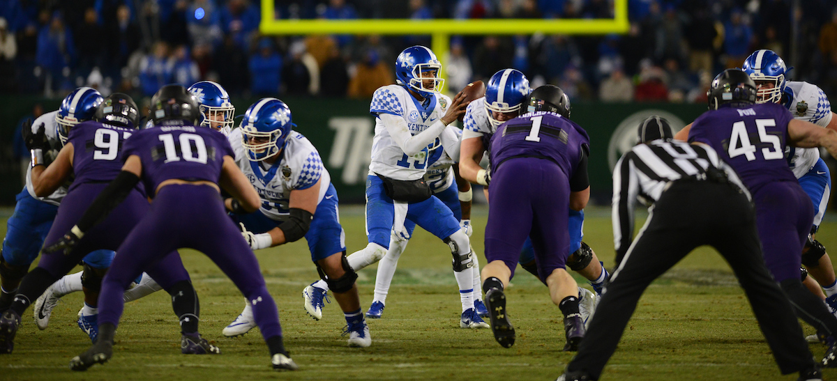 Stephen Johnson

The University of Kentucky football team falls to Northwestern 23-24 in the Music City Bowl on Friday, December 29, 2017, at Nissan Field in Nashville, Tn.
