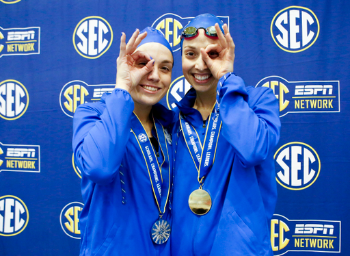 Photos from the afternoon portion of the final day of the 2019 SEC Swimming and Diving Championships in the Gabrielsen Natatorium at the University of Georgia in Athens, Ga., on Saturday, Feb. 23, 2019. (Casey Sykes)