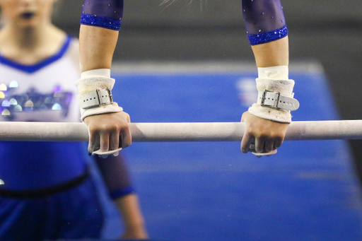 Shealyn Luksik.

Kentucky falls to Florida, 197.800-196.600.

Photo by Grace Bradley | UK Athletics