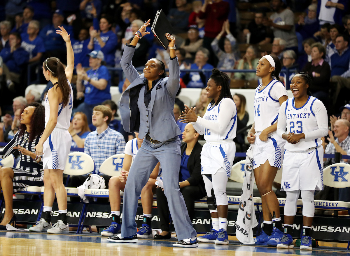 Coach Butts

The UK Women's Basketball team beat LSU on Senior Day on Sunday, February 24, 2019.

Photo by Britney Howard | UK Athletics
