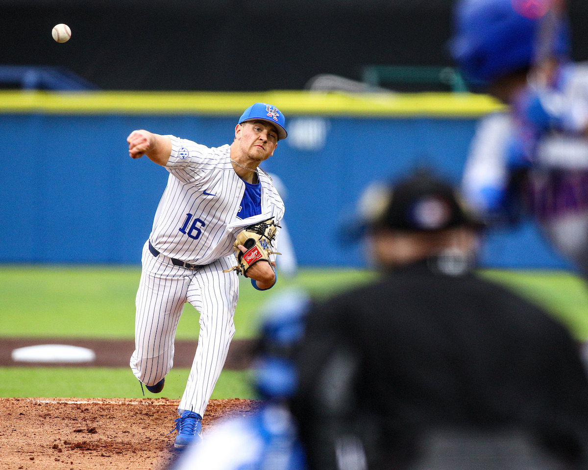 Cole Stupp.

Kentucky beats Florida 7-5. 

Photo by Eddie Justice | UK Athletics