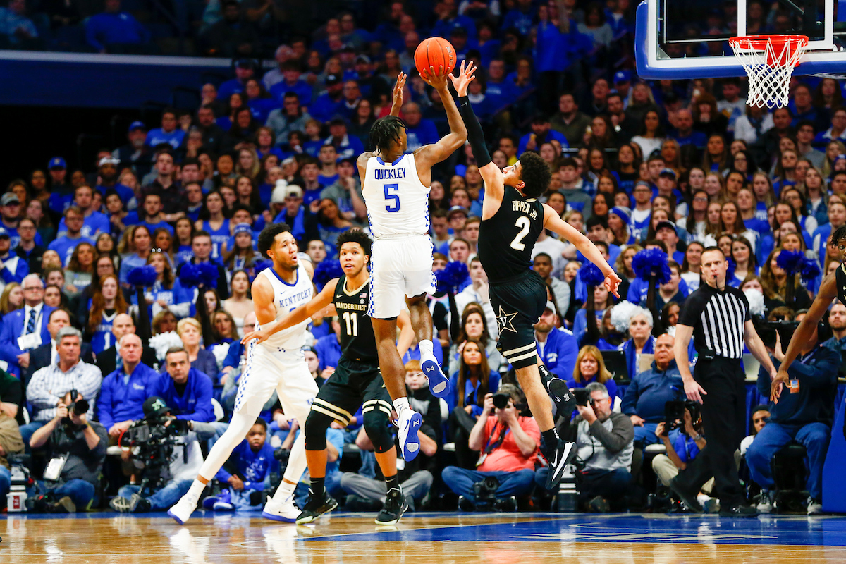Immanuel Quickley. 

UK beats Vandy 71-62. 

Photo By Barry Westerman | UK Athletics