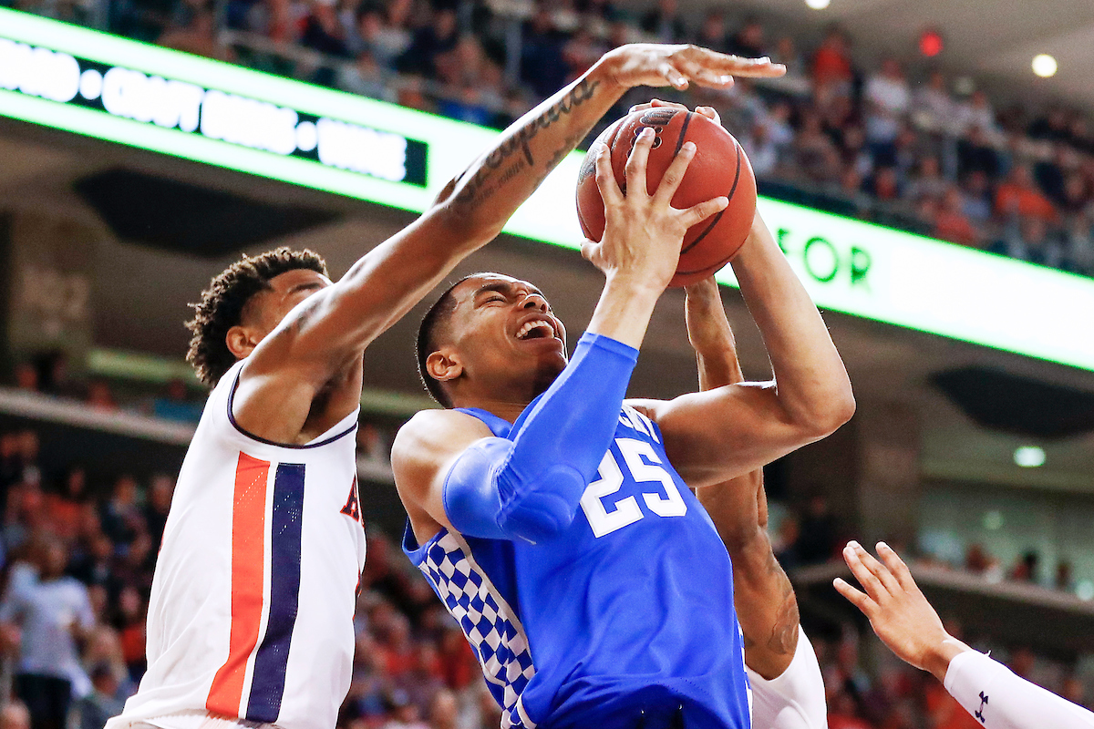 PJ Washington.

Kentucky beat Auburn 82-80 at Auburn Arena in Auburn, AL., on Saturday, January 19, 2019.

Photo by Chet White | UK Athletics