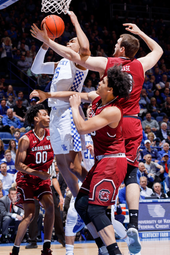 PJ Washington.

The University of Kentucky men's basketball team beats South Carolina 76-48.

Photo by Elliott Hess | UK Athletics