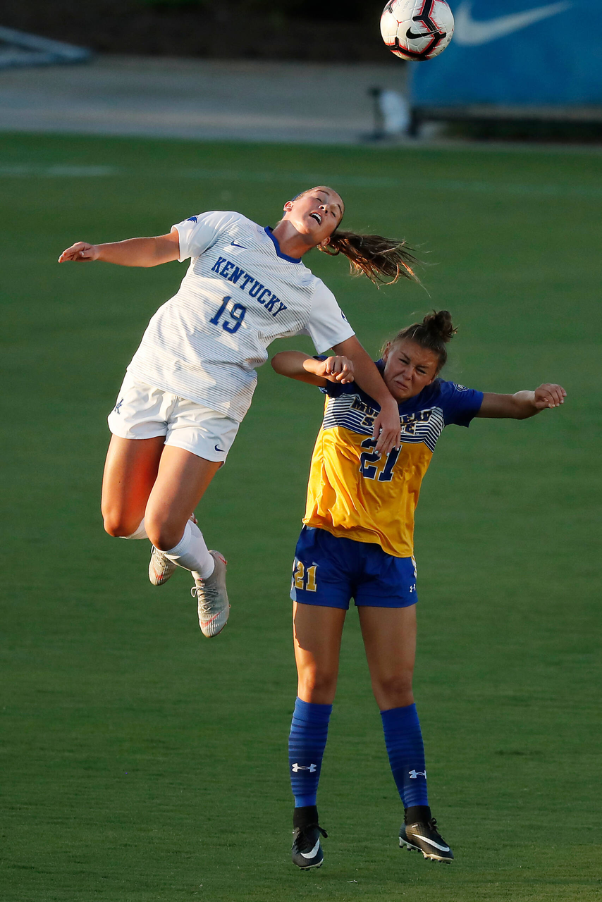 Caroline Newland.

The Kentucky women's soccer team beat Morehead State 2-1.

Photo by Chet White | UK Athletics