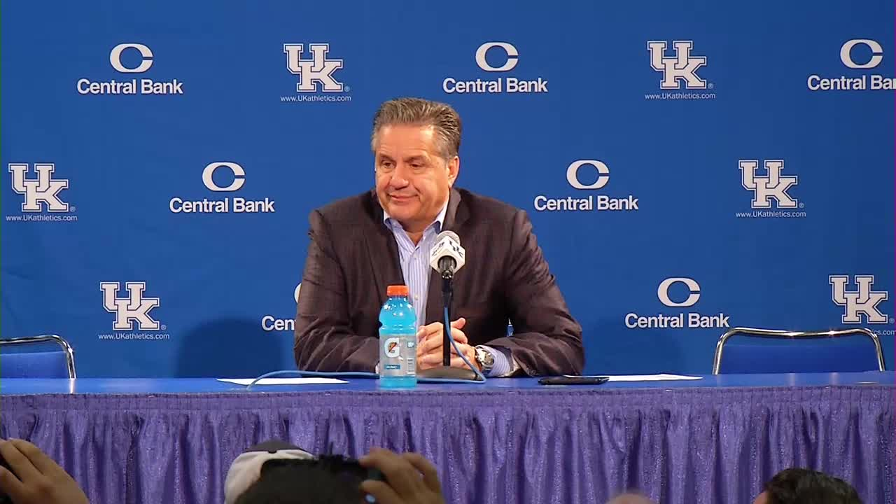 MBB: Coach Calipari - Post Transy Press Conference