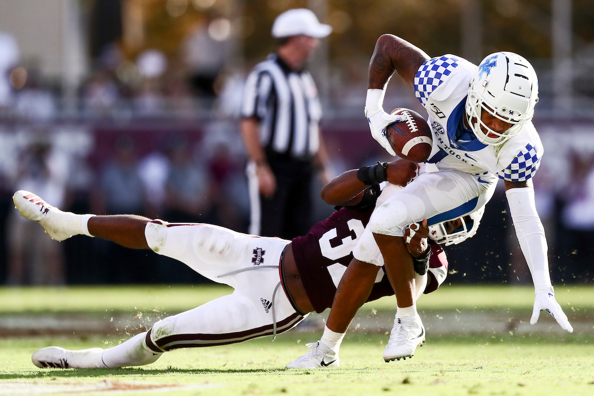 LYNN BOWDEN JR.

Kentucky falls to Mississippi State, 28-13.

Photo by Elliott Hess | UK Athletics
