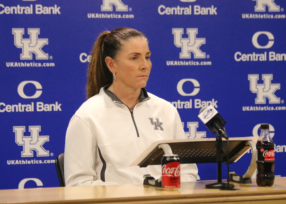 Coach Rachel Lawson.

Kentucky Baseball and Softball Media Day on February 5th, 2019.

Photo by Noah J. Richter | UK Athletics
