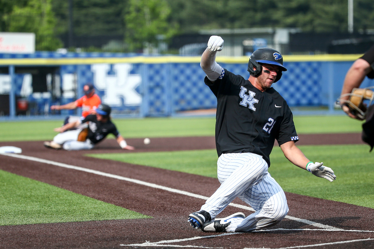 Jacob Plastiak.

Kentucky beats Auburn 6-3.

Photo by Sarah Caputi | UK Athletics