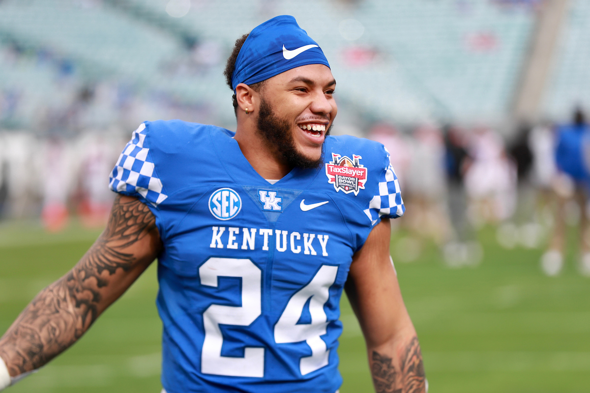 Chris Rodriguez Jr.

Kentucky beats NC State 23-21

Photo by Jacob Noger | UK Football