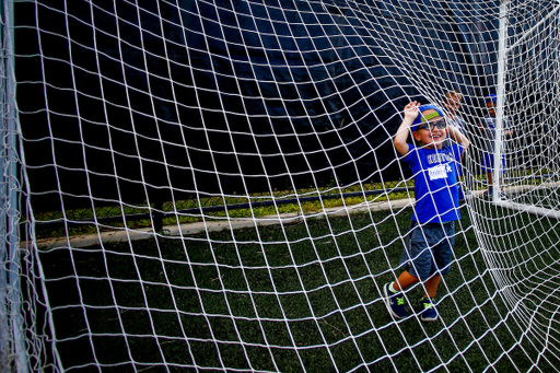 Fan. 

Fans play with the Kentucky Men?s soccer team during fan day.

Photo by Eddie Justice | UK Athletics