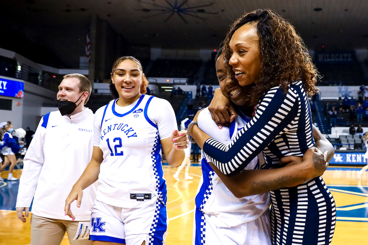 Celebration.

Kentucky beats Mississippi State 81-74.

Photo by Eddie Justice | UK Athletics