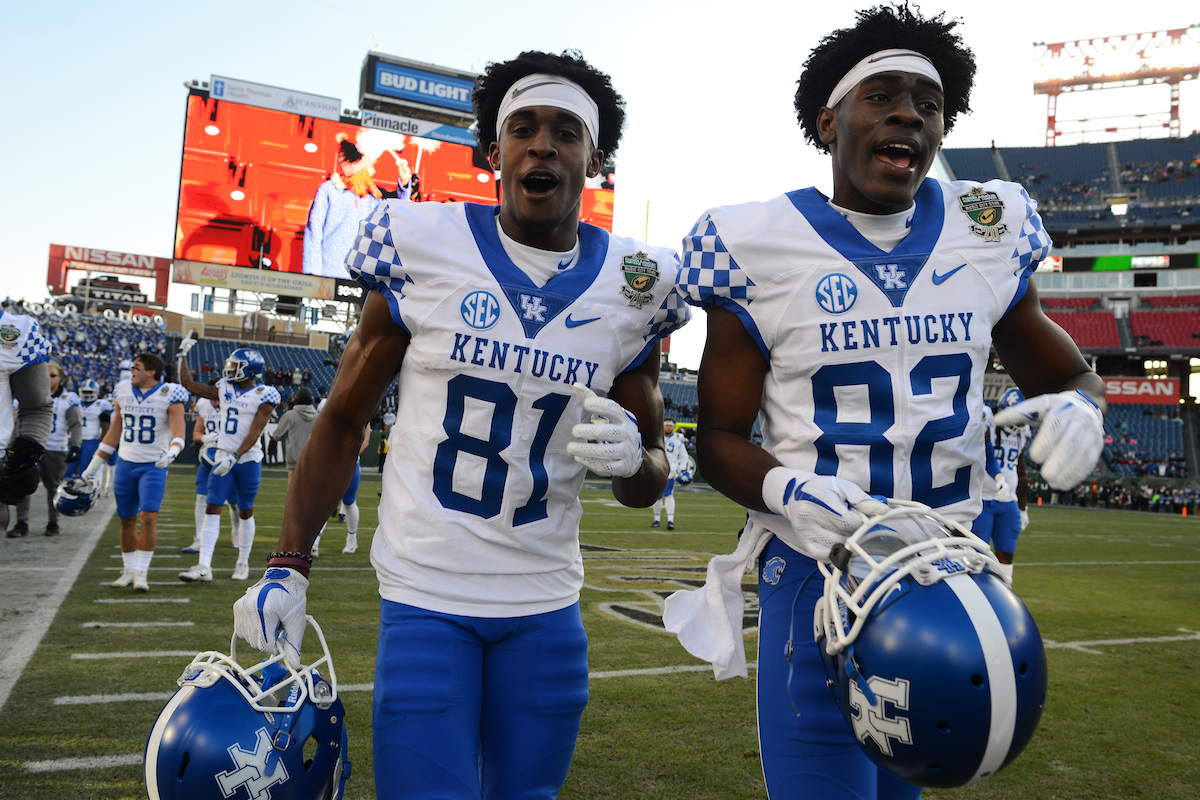 Isaiah Epps, Josh Ali

The University of Kentucky football team falls to Northwestern 23-24 in the Music City Bowl on Friday, December 29, 2017, at Nissan Field in Nashville, Tn.