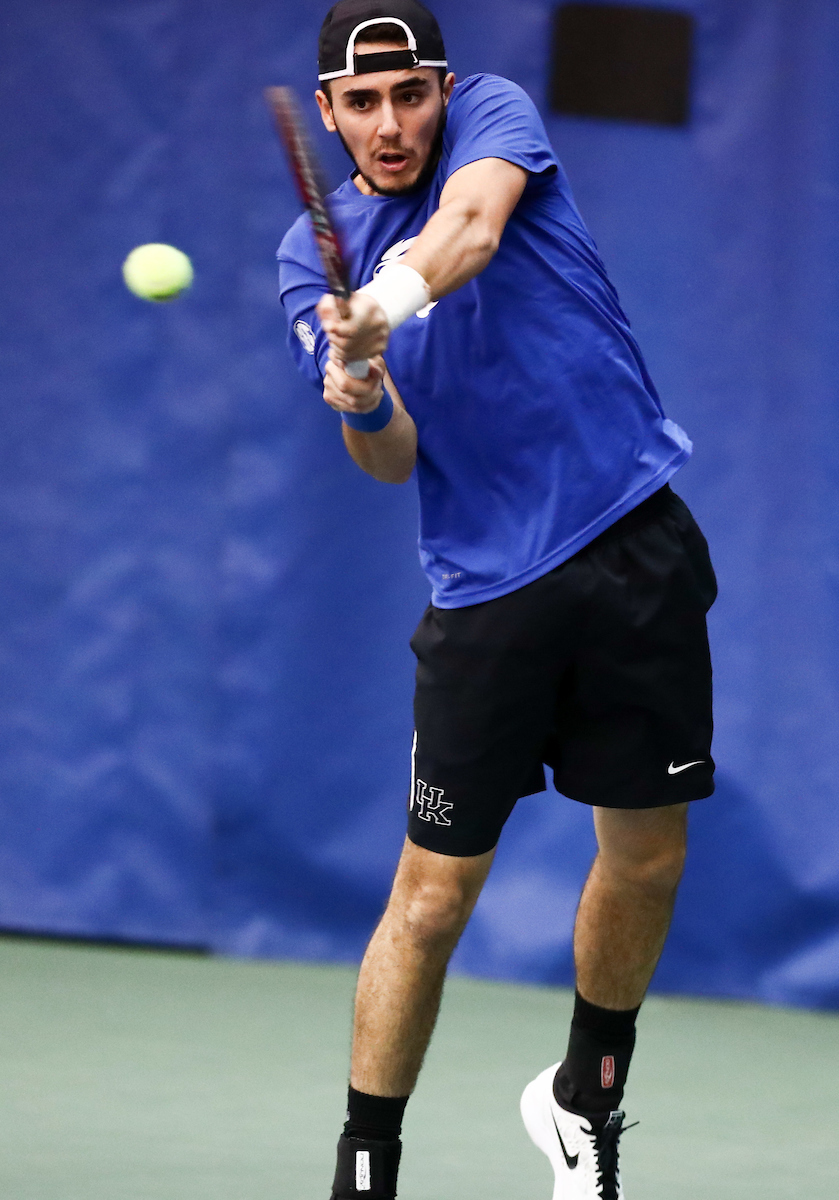 ENZO WALLART.

The University of Kentucky men's tennis team host IUPUI. 


Photo by Elliott Hess | UK Athletics