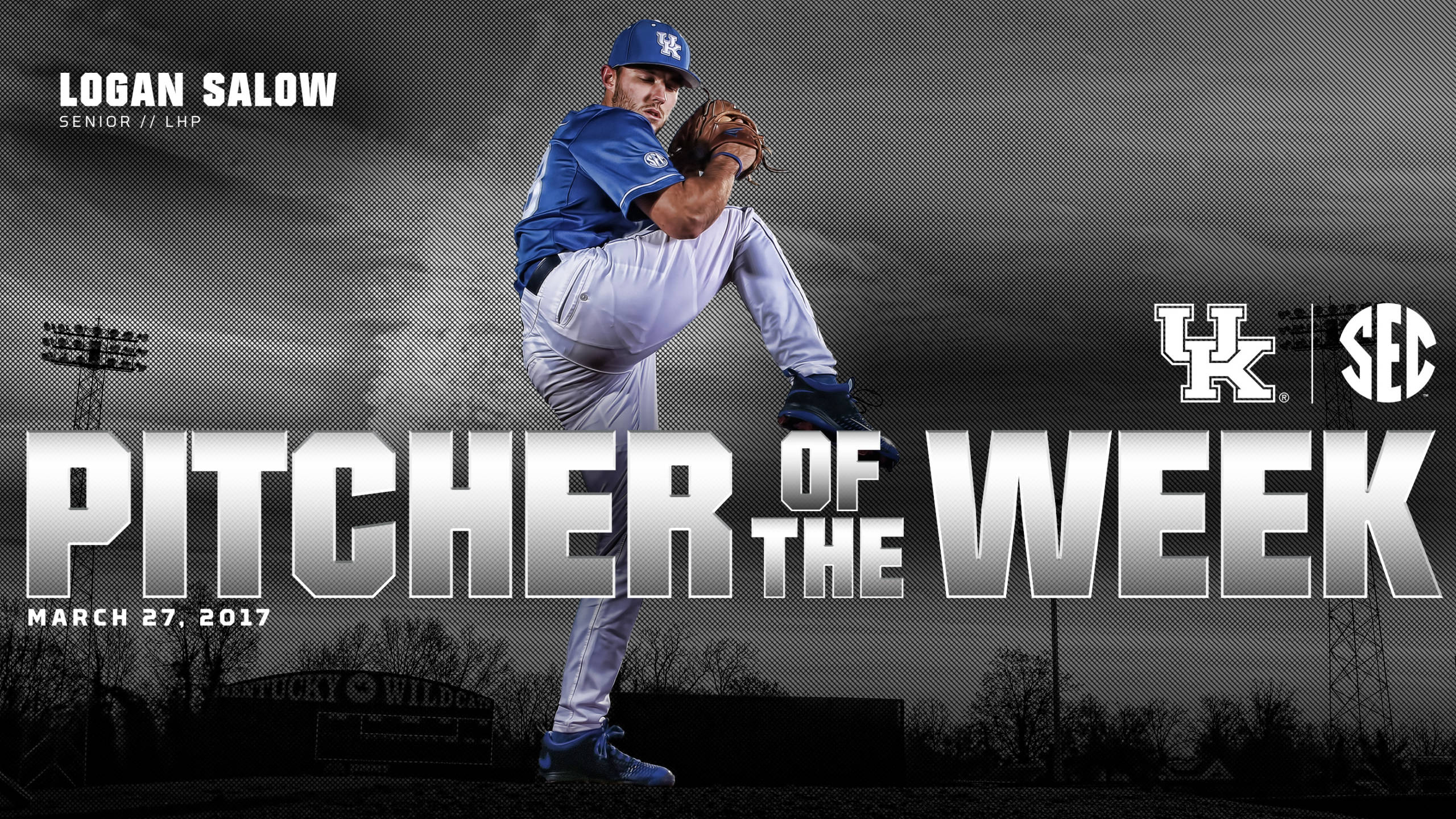 Logan Salow Named Southeastern Conference Pitcher of the Week