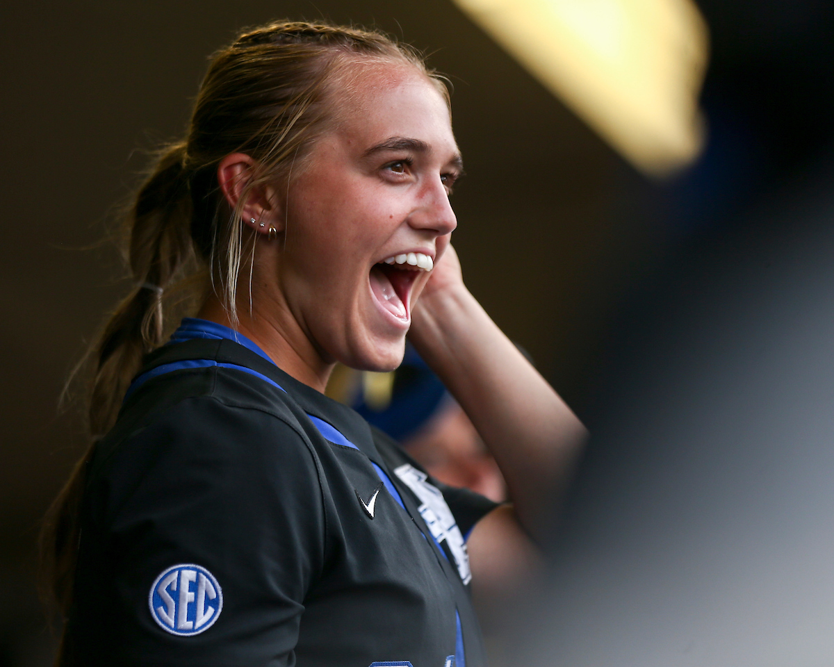 Ella Emmert.

Kentucky defeats Virginia Tech 5-4.

Photo by Grace Bradley | UK Athletics
