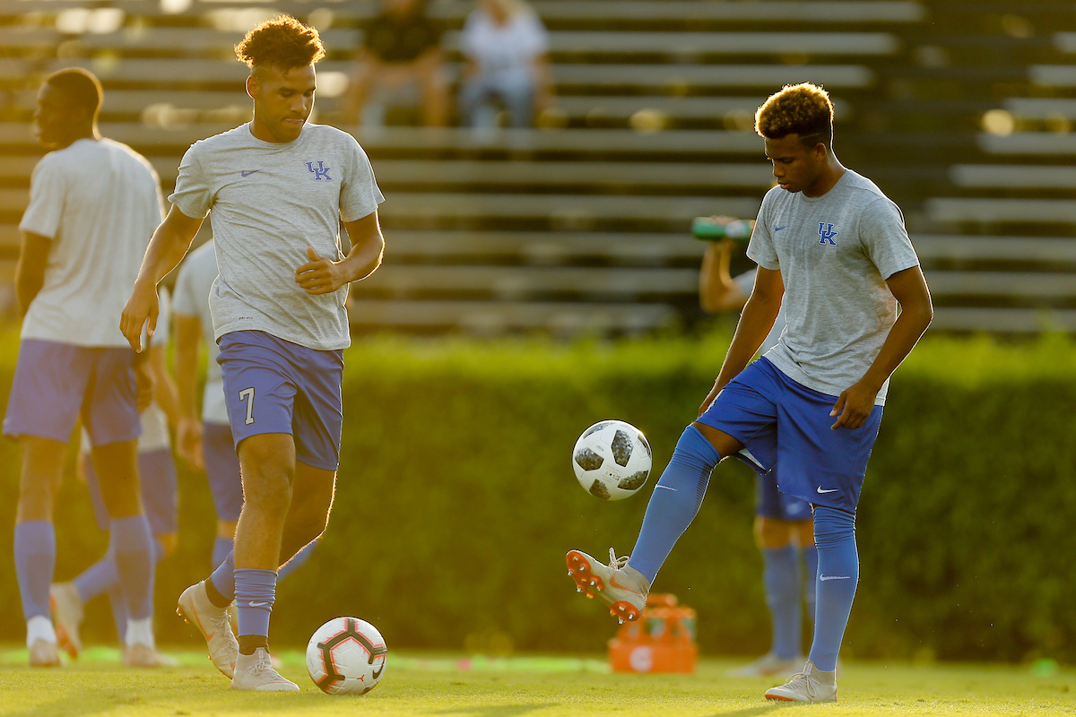 Warm-up

Men's Soccer falls to Florida International 3-2.

Photo by Michael Reaves | UK Athletics