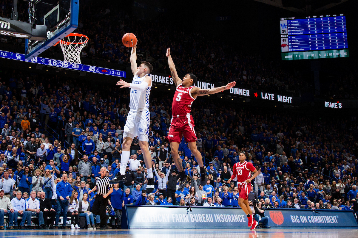 Tyler Herro.

Kentucky beat Arkansas 70-66.

Photo by Chet White | UK Athletics