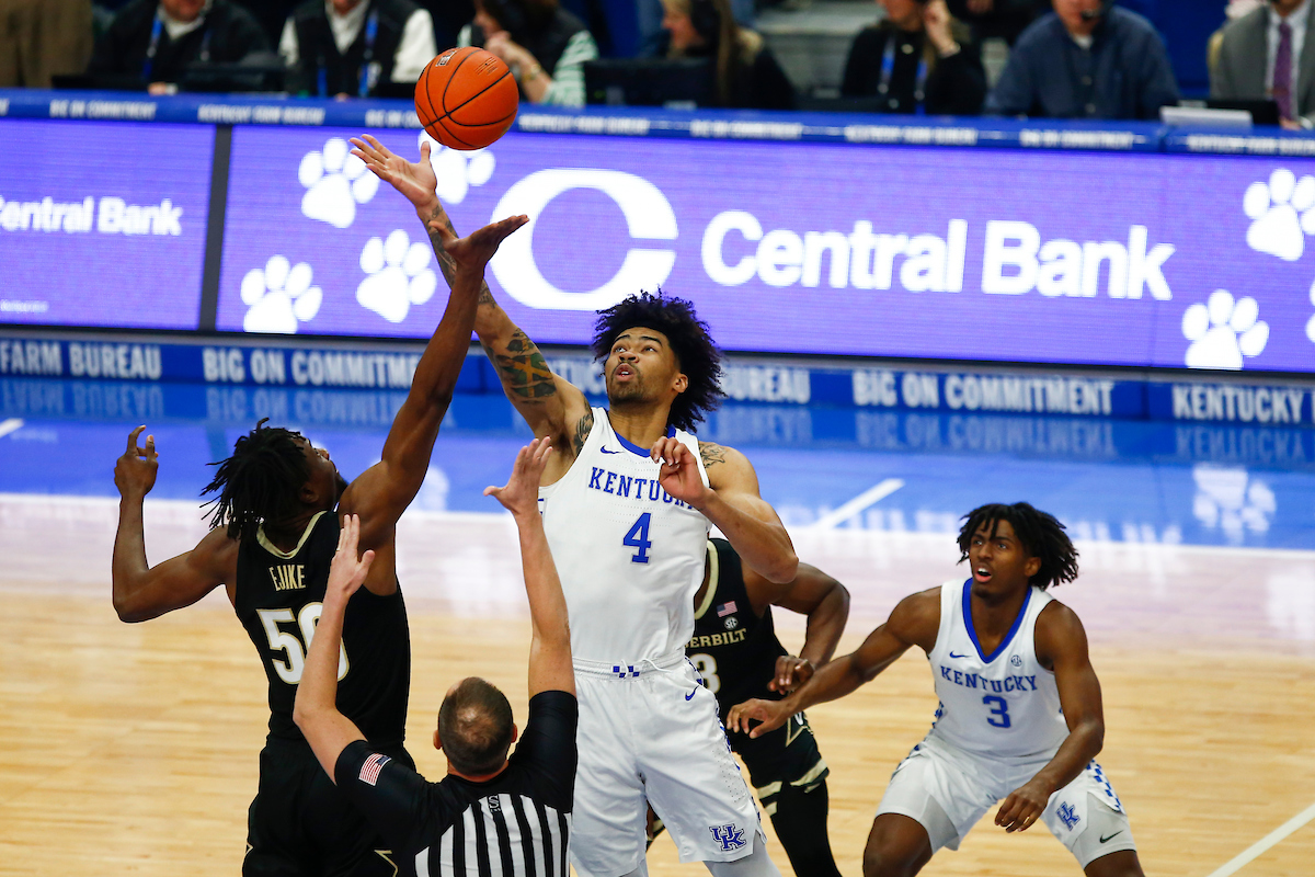 Nick Richards.

UK beats Vandy 71-62.

Photo by Hannah Phillips | UK Athletics