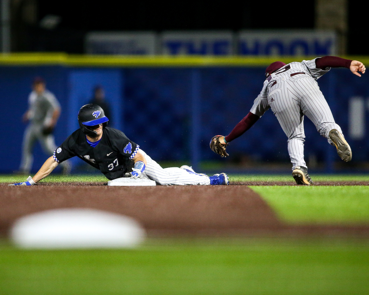 Cam Hill. 

Kentucky defeats Bellarmine 12-0. 

Photo by Eddie Justice | UK Athletics