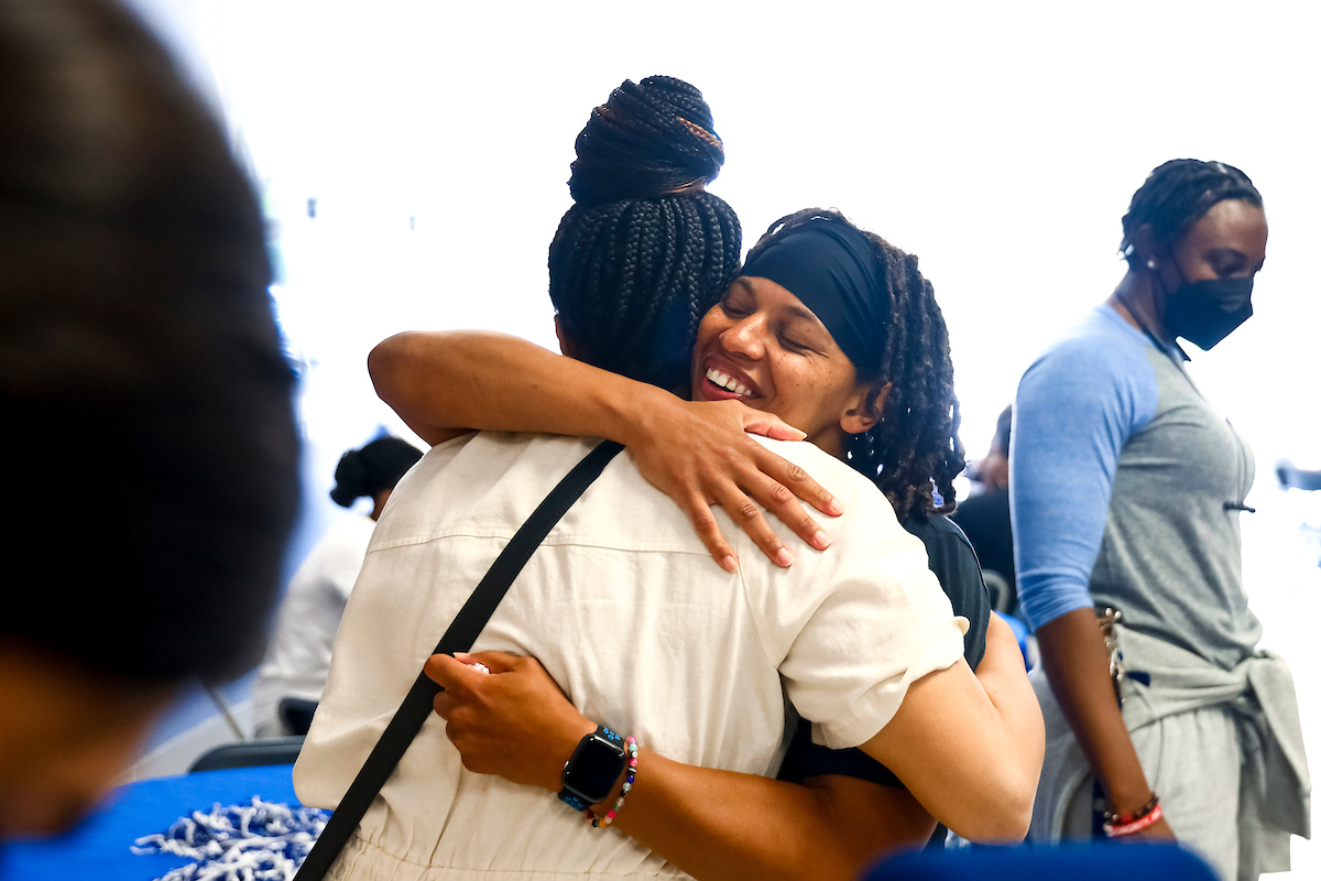 Amber Smith.

Kentucky WBB 2022-23 newcomer move in.

Photo by Eddie Justice | UK Athletics