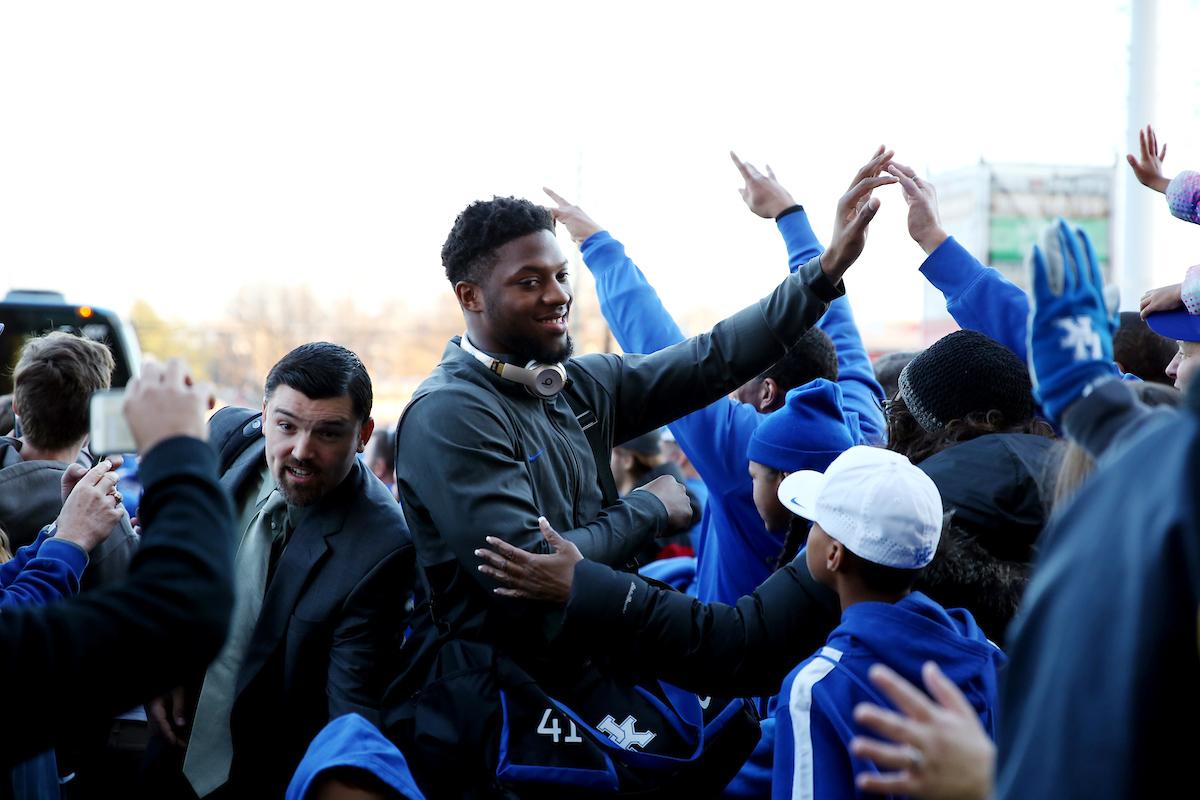 Josh Allen
UK football beats Louisville 56-10 at Cardinal Stadium. 

Photo by Britney Howard  | UK Athletics