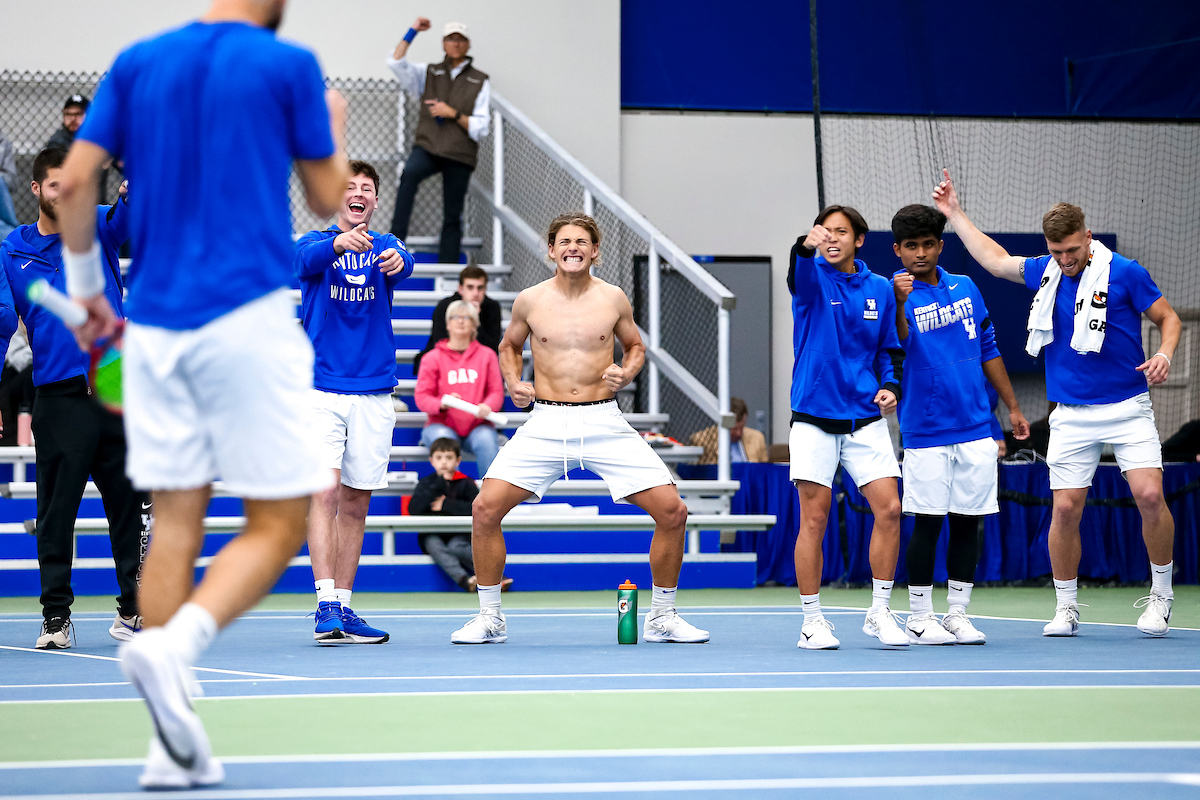 Celebration.

Kentucky defeats Tennessee 4-3.

Photo by Eddie Justice | UK Athletics