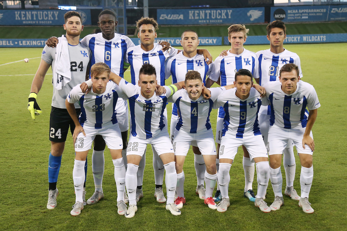 Team.

Kentucky men's soccer beat ETSU 3-0.

Photo by Chet White | UK Athletics