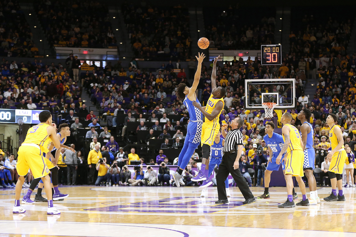 Nick Richards.

The University of Kentucky men's basketball team beat LSU 74-71 at the Pete Maravich Assembly Center in Baton Rouge, La., on Wednesday, January 3, 2018.

Photo by Chet White | UK Athletics
