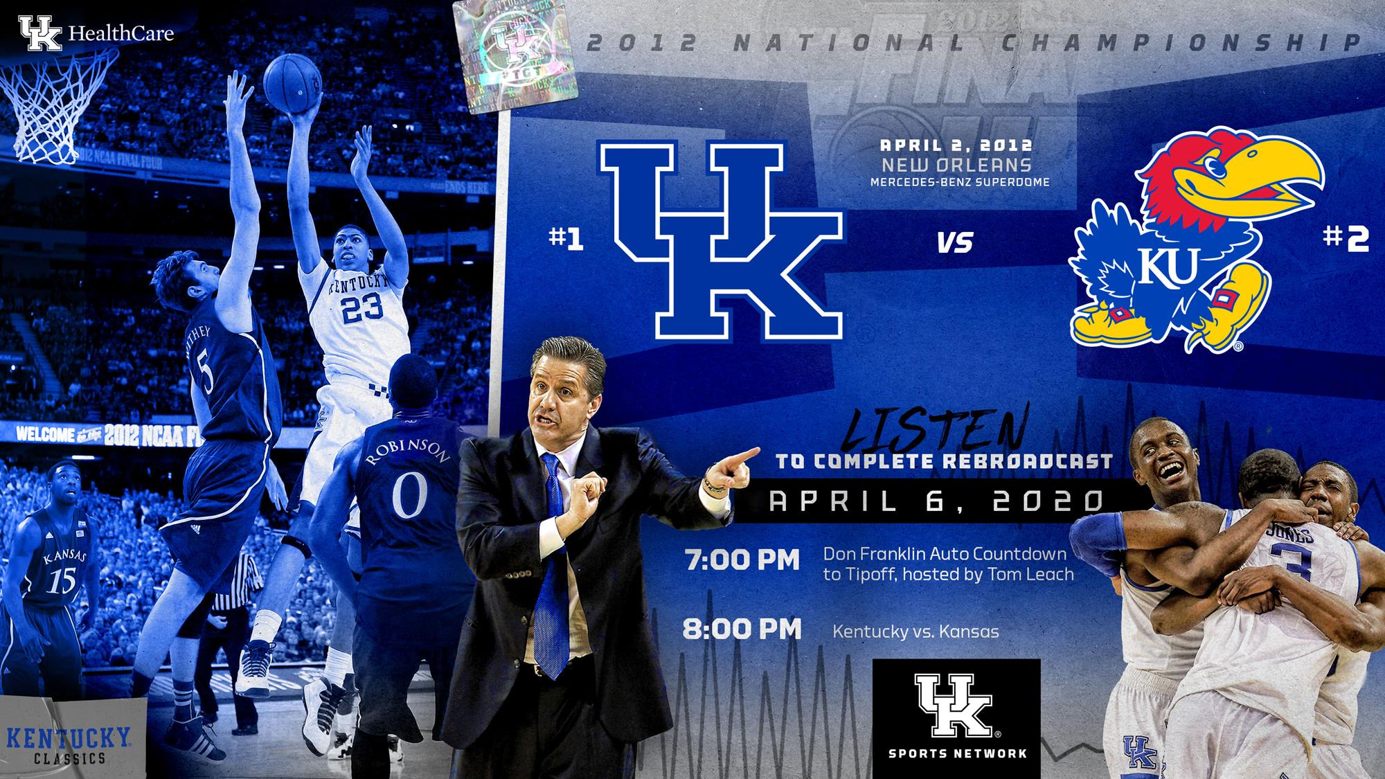 Kentucky Classics Live Stream: Kentucky vs. Kansas 2012 (8 p.m.)