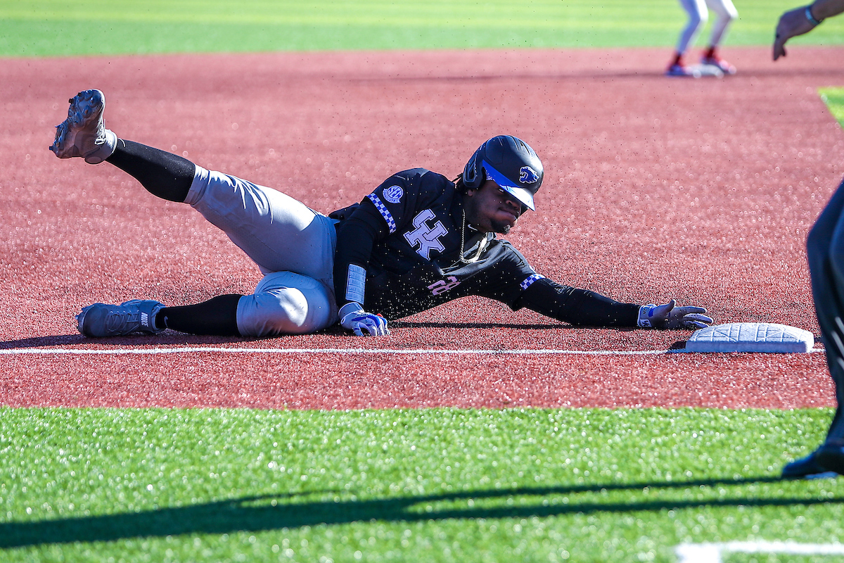Oraj Anu.

Kentucky defeats Jacksonville State 15-1.

Photo by Sarah Caputi | UK Athletics