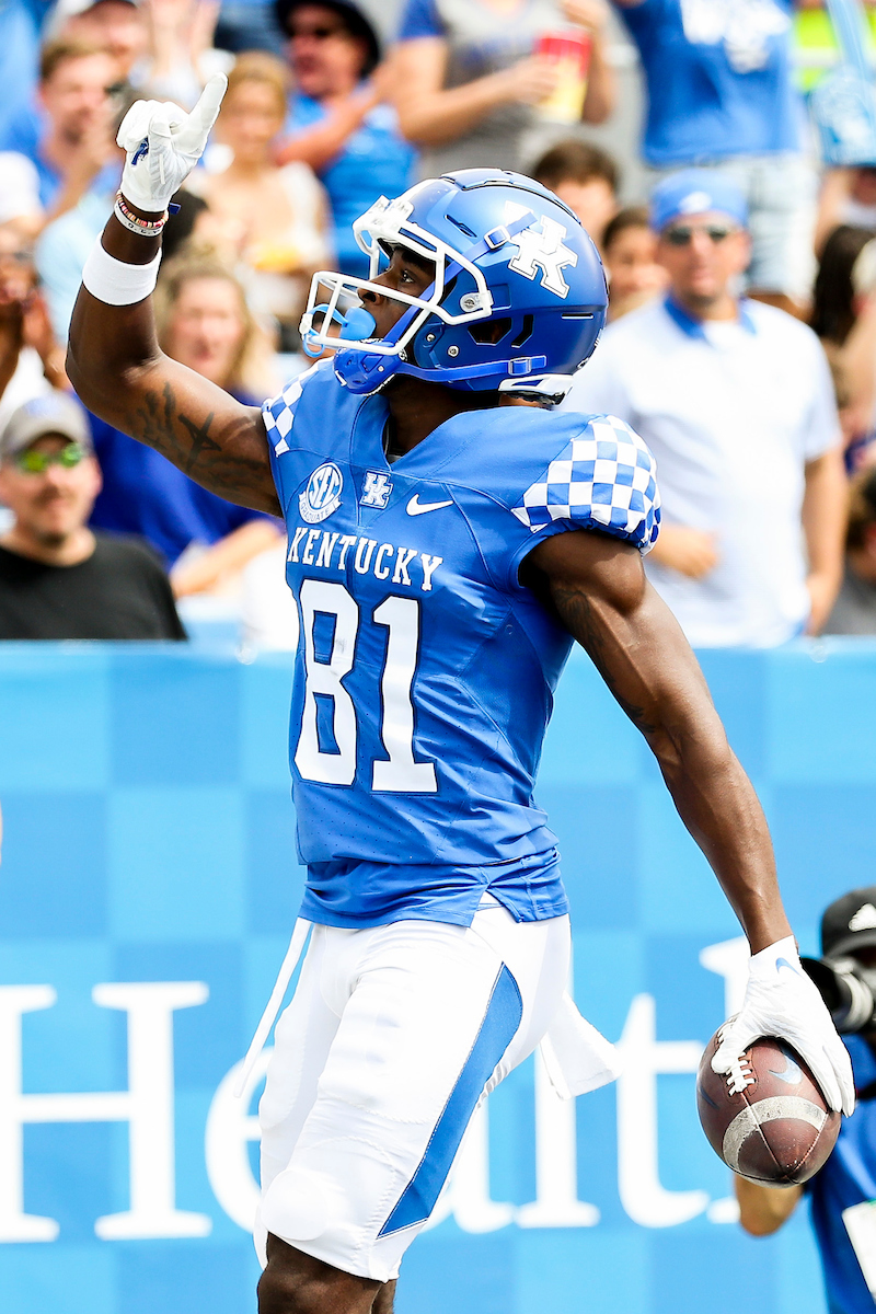 Isaiah Epps.

UK beats UTC, 28-23.

Photos by Chet White | UK Athletics