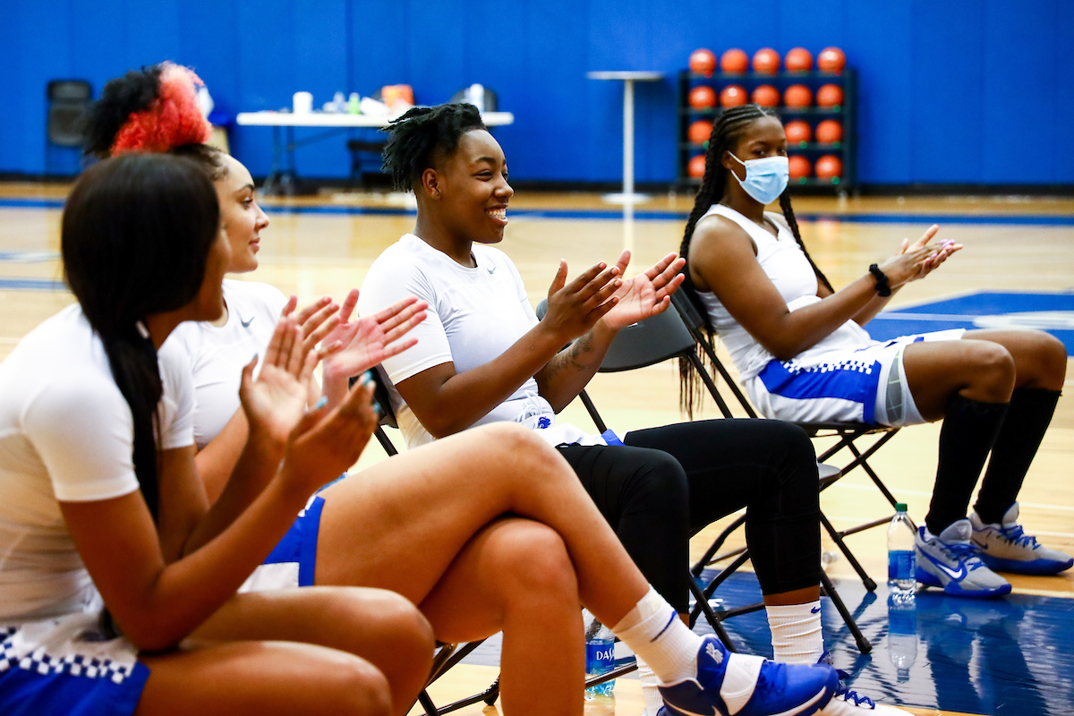 Dreuna Edwards. 

Kentucky beat Vandy 80 - 73.

Photo by Eddie Justice | UK Athletics