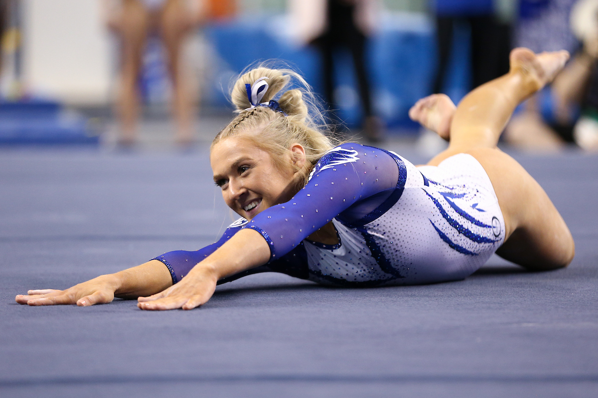 Hailey Davis.

Kentucky gymnastics loses to Florida.

Photo by Tommy Quarles | UK Athletics