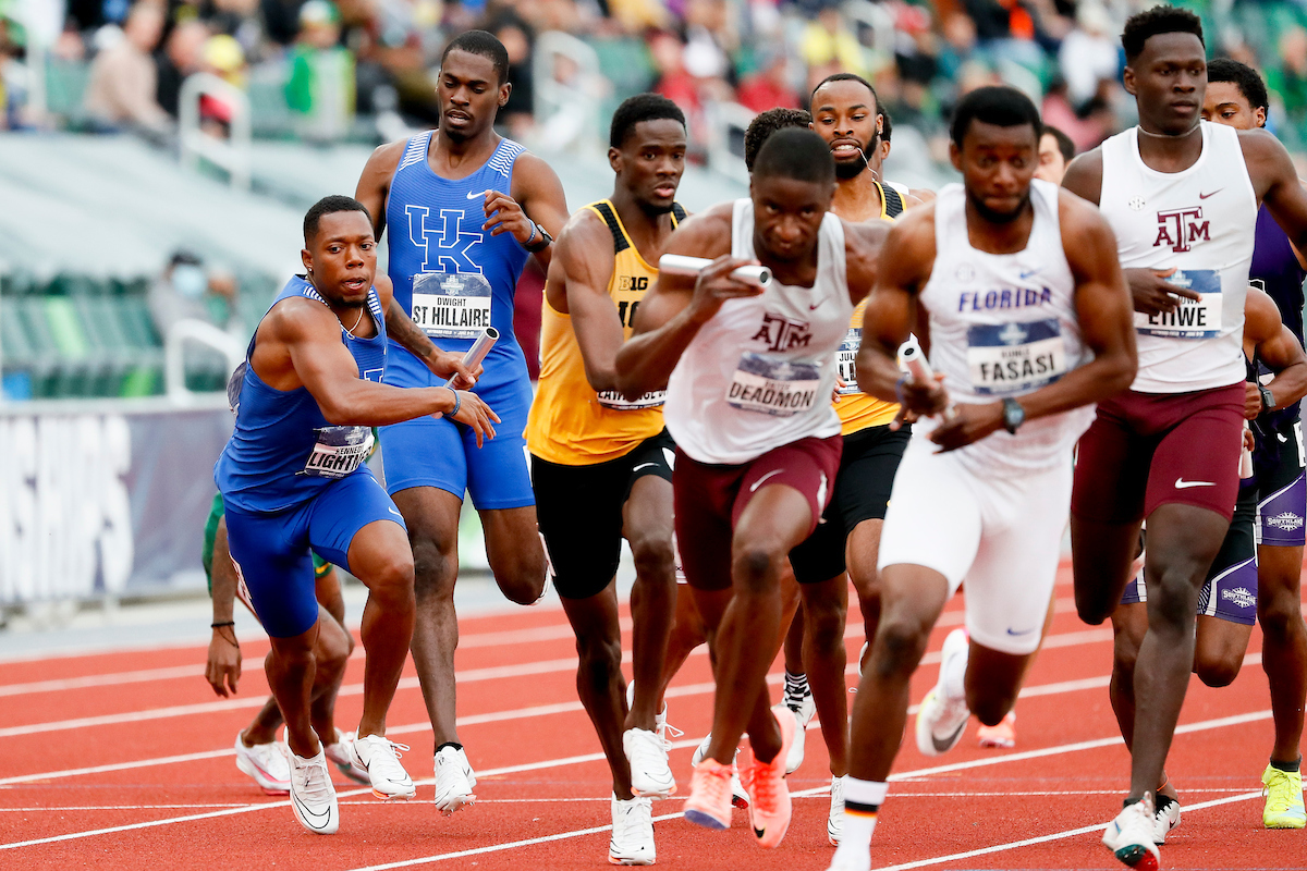 Kennedy Lightner. Dwight St. Hillaire.

Day 3. 2021 NCAA Track and Field Championships.

Photo by Chet White | UK Athletics